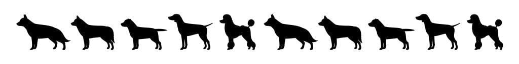 Dog Silhouettes Large Dogs
