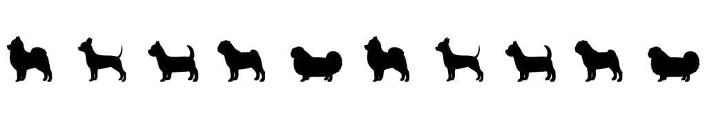 Small Dog Silhouettes